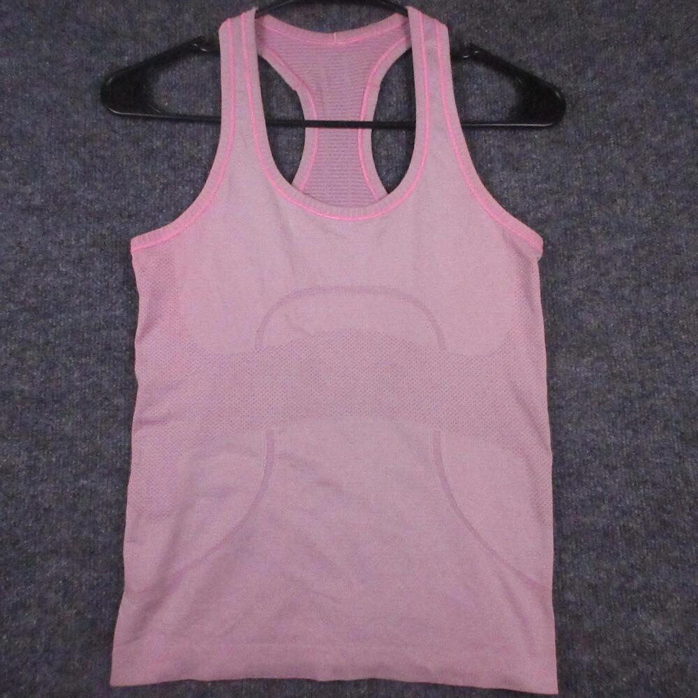 Lululemon Tank Top Womens 4 Pink Swiftly Tech Racerback Running Yoga